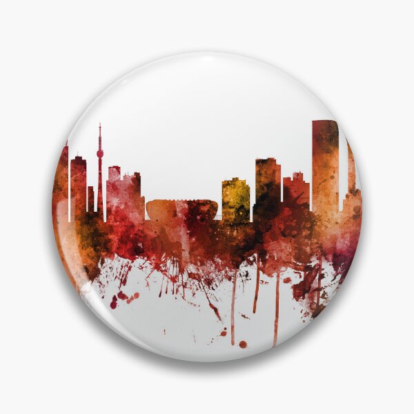 Item preview, Johannesburg South Africa Skyline designed and sold by ArtPrints.