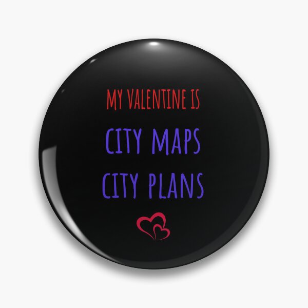 Item preview, My valentine is City maps City plans designed and sold by kerimbayram.