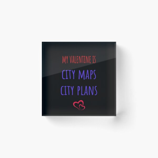 Item preview, My valentine is City maps City plans designed and sold by kerimbayram.