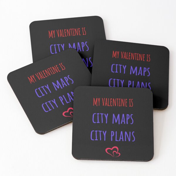 Item preview, My valentine is City maps City plans designed and sold by kerimbayram.