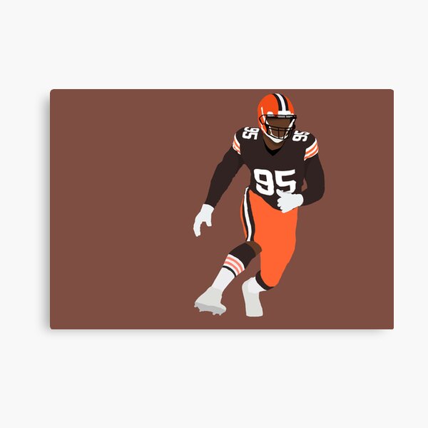 Cleveland Browns Myles Garrett 85 Poster For Fans poster canvas in