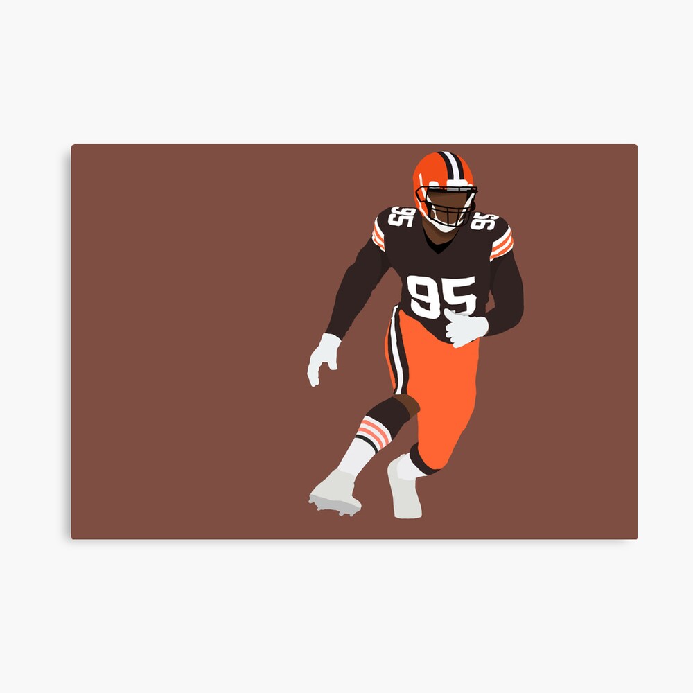 Sports Collectibles Myles Garrett Autographed/Signed Cleveland Framed  Custom Brown Jersey Jerseys