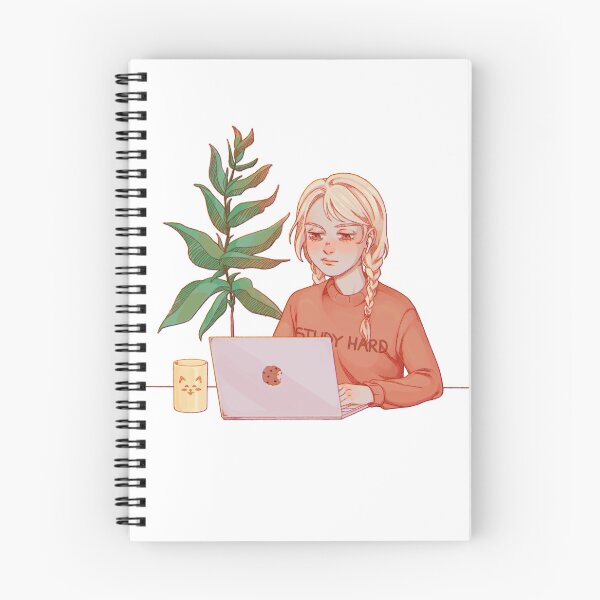 Item preview, Studying girl designed and sold by Q-sen.