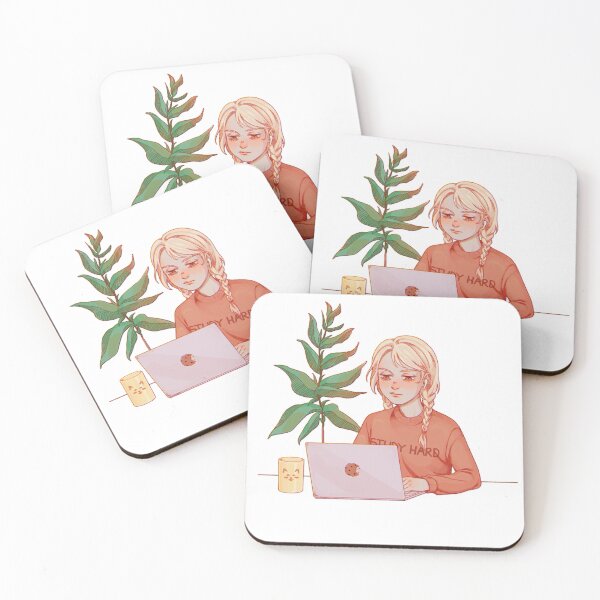 Item preview, Studying girl designed and sold by Q-sen.