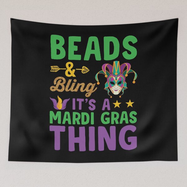 Item preview, Beads And Bling It's A Mardi Gras Thing Shirt, Mardi Gras Raglan, NOLA Pride Shirt, Mardi Gras Gift, Mardi Gras Party Shirt, New Orleans Tee designed and sold by aymob.