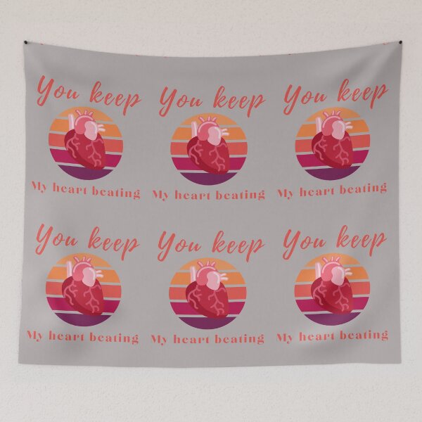 Item preview,  you keep my heat beating t shirt-doctor t shirt,valentines day sticker designed and sold by medoutfits.