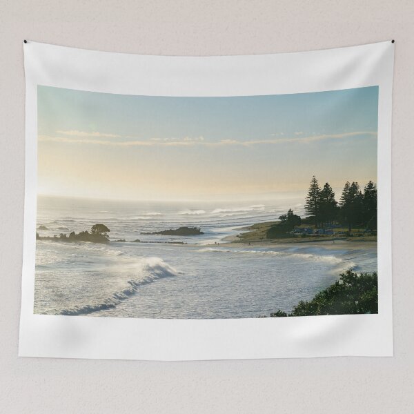 Item preview, Hazy atmosphere caused by Cyclone Cody's large waves and swells at Mount Maunganui, New Zealand. designed and sold by Brian Scantlebury.