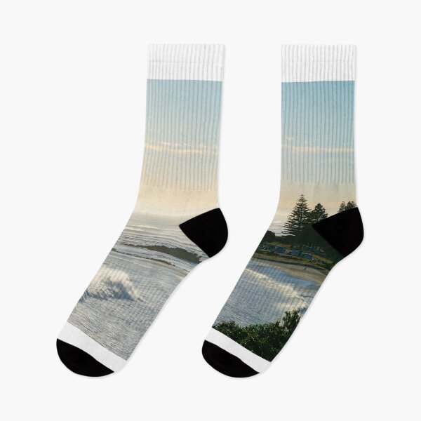 Item preview, Hazy atmosphere caused by Cyclone Cody's large waves and swells at Mount Maunganui, New Zealand. designed and sold by Brian Scantlebury.