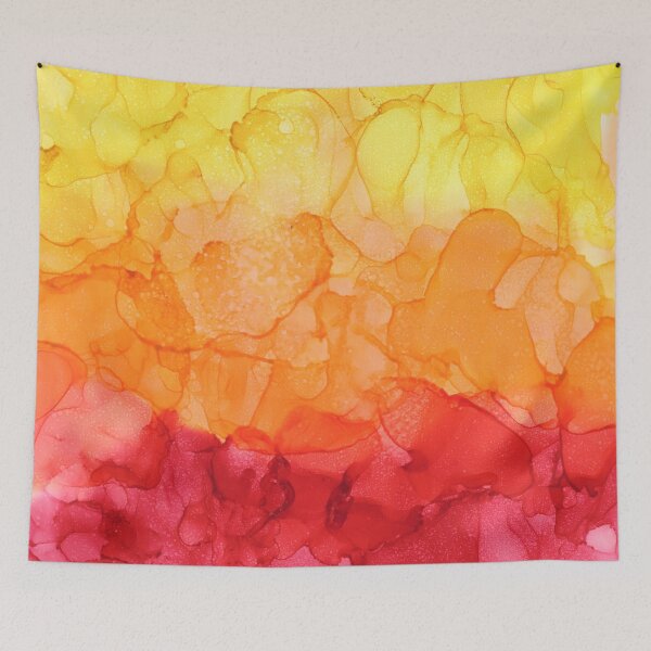 Item preview, Alcohol Inks - Red, Orange and Yellow designed and sold by artbylisanadine.
