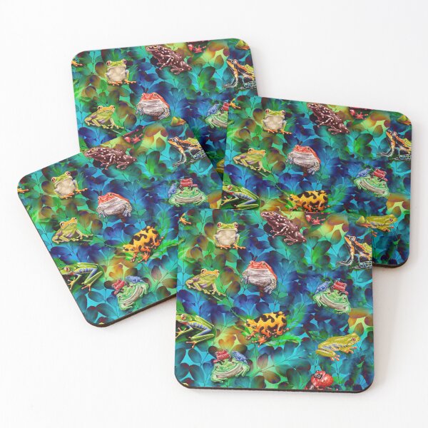 Item preview, Colorful Frog Art designed and sold by MobertsonArt.