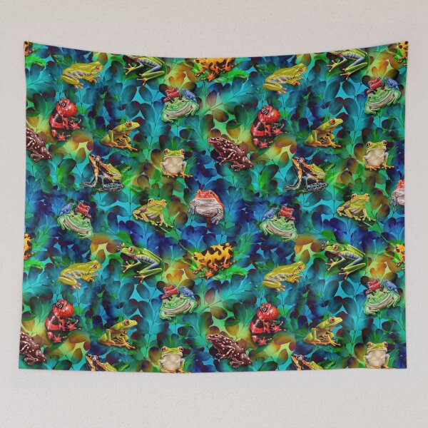 Item preview, Colorful Frog Art designed and sold by MobertsonArt.