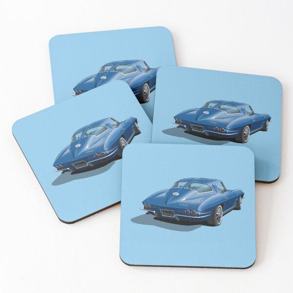 Item preview, 1963 Corvette in dark blue designed and sold by candc-retro.
