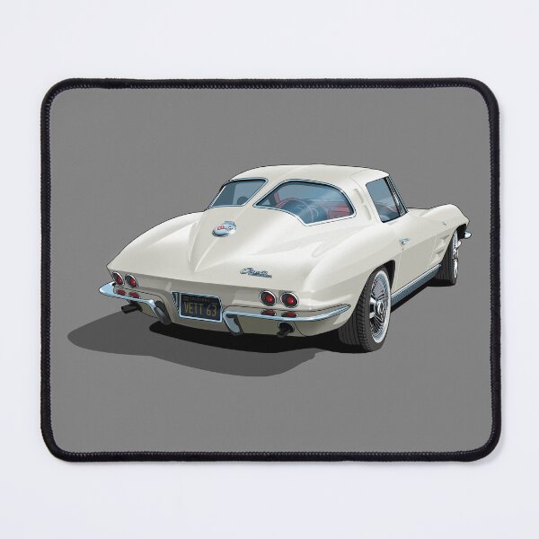 Item preview, 1963 Corvette in white designed and sold by candc-retro.