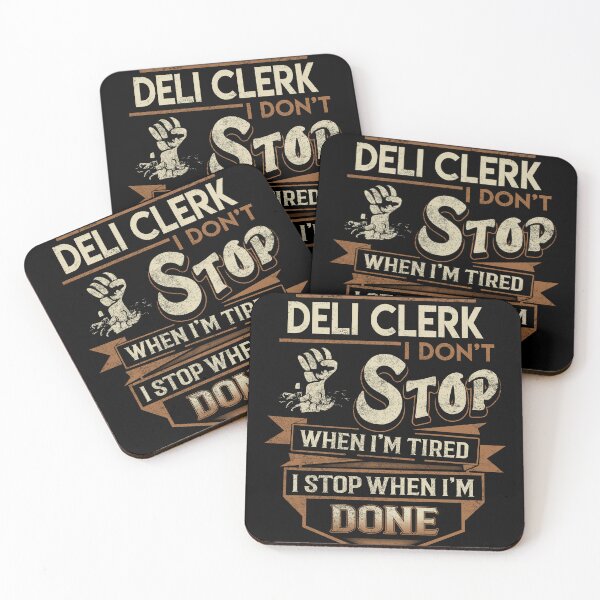 Item preview, Deli Clerk T Shirt - I Stop When Done Job Gift Item Tee designed and sold by natalinedk.