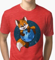 Cute Firefox Tri-blend T-Shirt