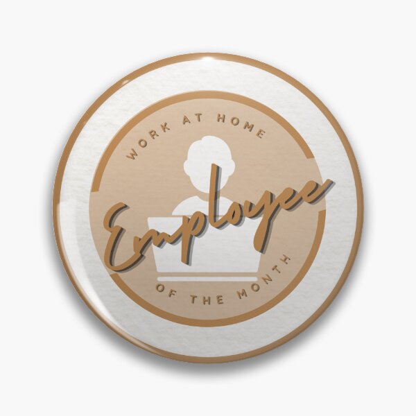 Item preview, Work At Home Employee Of The Month designed and sold by Simply Celebrated Milestones.
