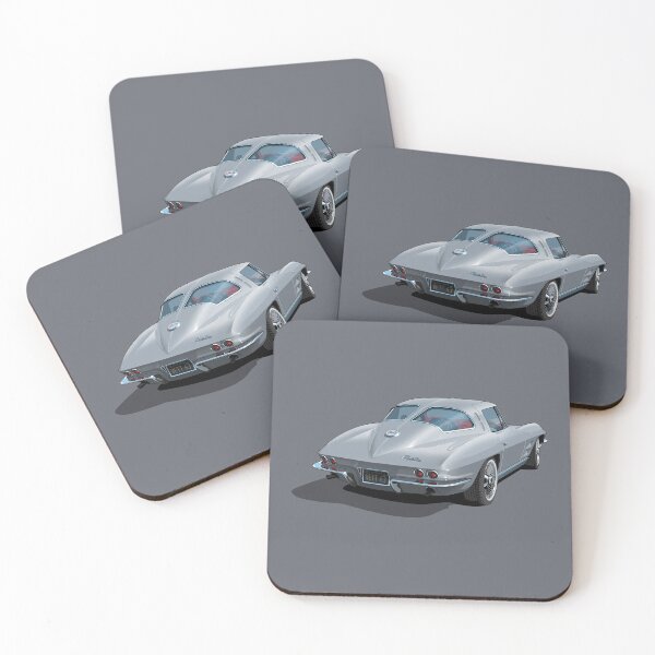Item preview, 1963 Corvette in silver designed and sold by candc-retro.