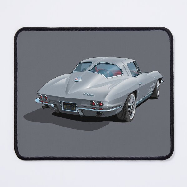 Item preview, 1963 Corvette in silver designed and sold by candc-retro.