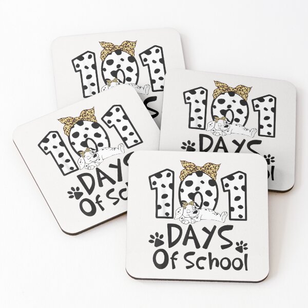 Item preview, 101 Days Of School Dalmatian Dog Boys Girls 100 Days Smarter T-Shirt designed and sold by Anthony-Wilson.