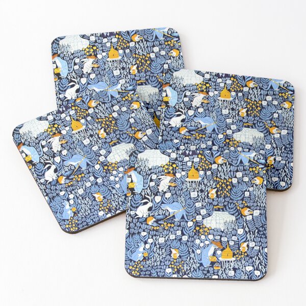 Item preview, Rabbit Cat Honey Floral designed and sold by MobertsonArt.