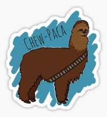Chewbacca Alpaca Sticker