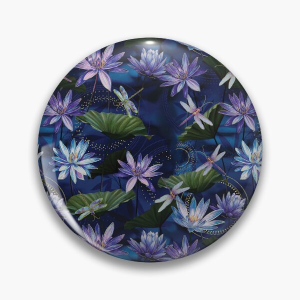 Item preview, Dragonflies and flowers designed and sold by MobertsonArt.