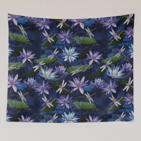 Item preview, Dragonflies and flowers designed and sold by MobertsonArt.