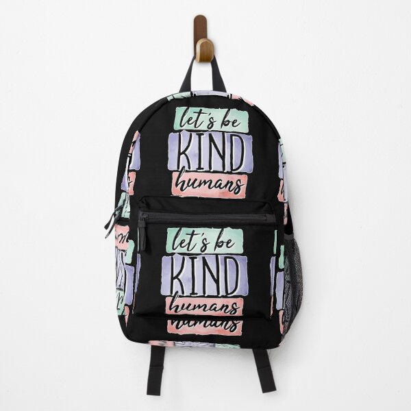 Item preview, Let's Be Kind Humans Positive Lettering Vibe designed and sold by niclothing.