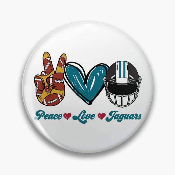 Item preview, Peace Love Jaguars - Football Team designed and sold by TheBabySitters.