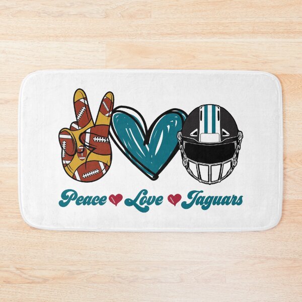 Item preview, Peace Love Jaguars - Football Team designed and sold by TheBabySitters.
