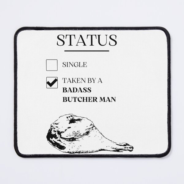 Item preview, Wife of a badass butcher designed and sold by EnjoyLifeMerch.