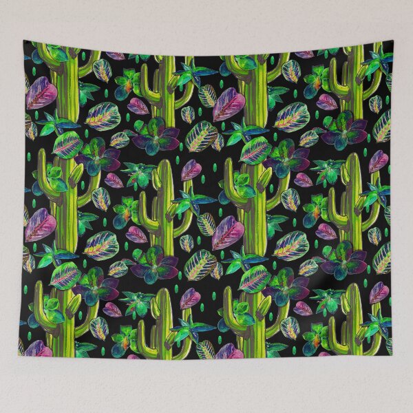 Item preview, Watercolour  succulents,bright,vibrant designed and sold by cutecrazytshirt.