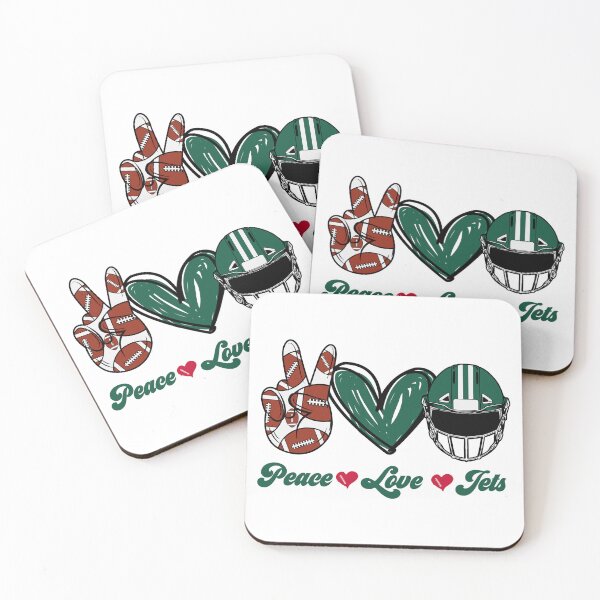 Item preview, Peace Love Jets - Football Team designed and sold by TheBabySitters.