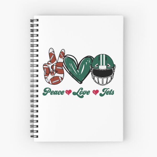 Item preview, Peace Love Jets - Football Team designed and sold by TheBabySitters.