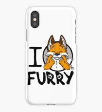 I grrarrrgh furry (fox version) iPhone Case/Skin