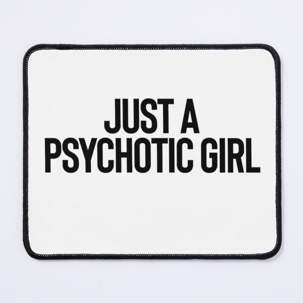 Item preview, Psychotic Girl Hipster Quote Book designed and sold by AlanNoneLewis9.