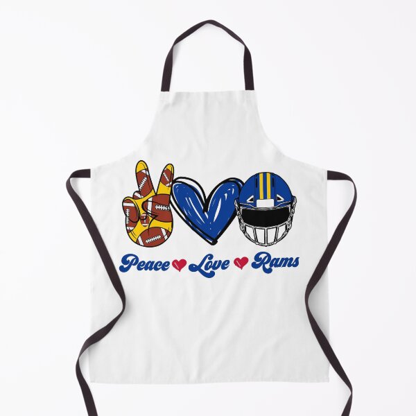 Item preview, Peace Love Rams - Football Team designed and sold by TheBabySitters.