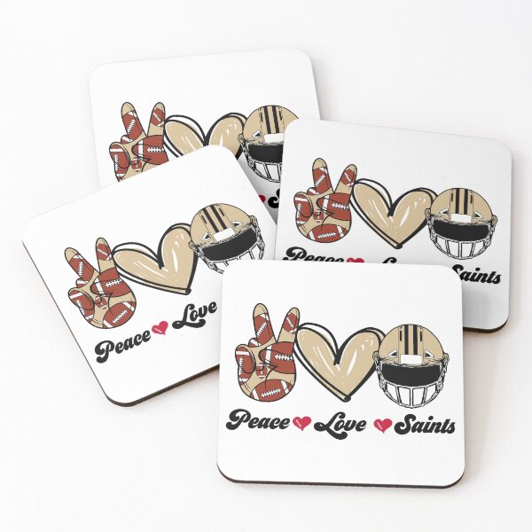 Item preview, Peace Love Saints - Football Team designed and sold by TheBabySitters.