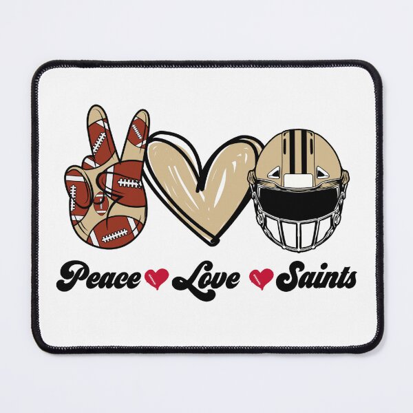 Item preview, Peace Love Saints - Football Team designed and sold by TheBabySitters.