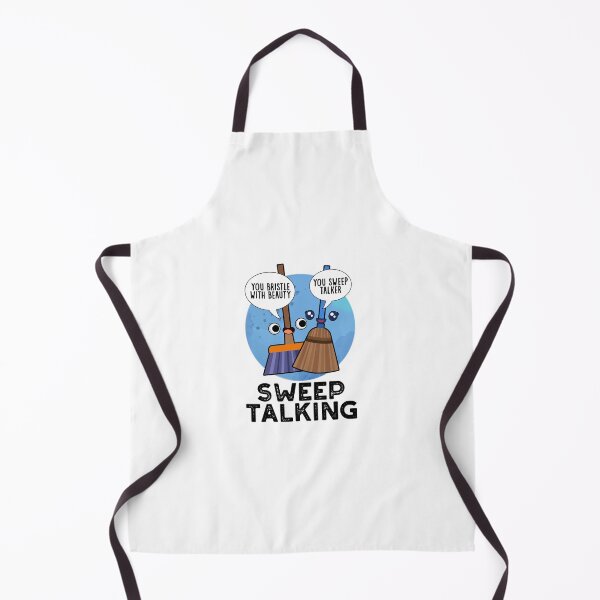 Item preview, Sweep Talking Sweet Talk Funny Broom Puns designed and sold by punnybone.