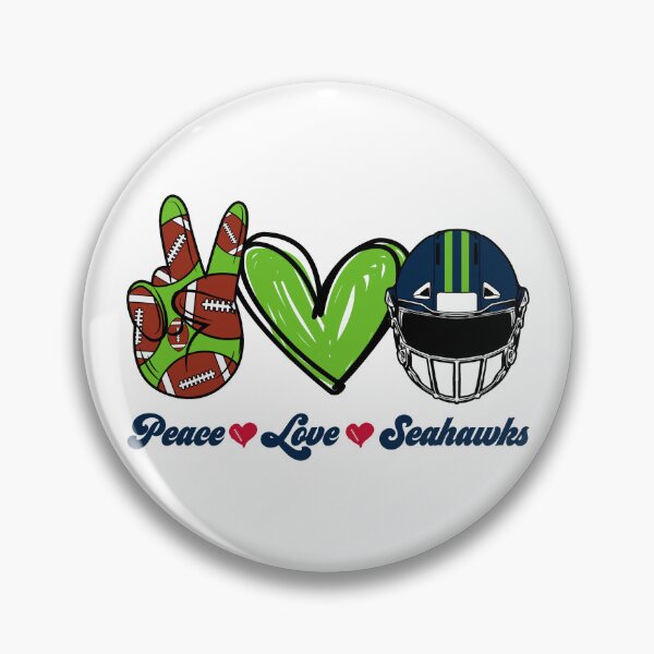 Item preview, Peace Love Seahawks - Football Team designed and sold by TheBabySitters.
