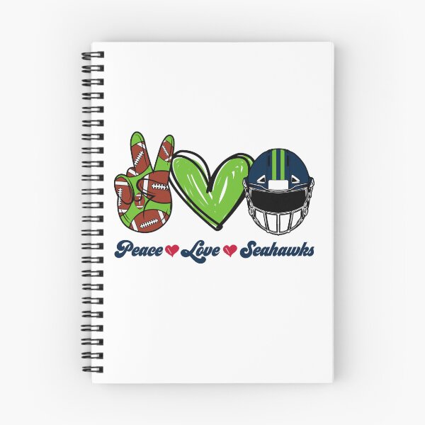 Item preview, Peace Love Seahawks - Football Team designed and sold by TheBabySitters.