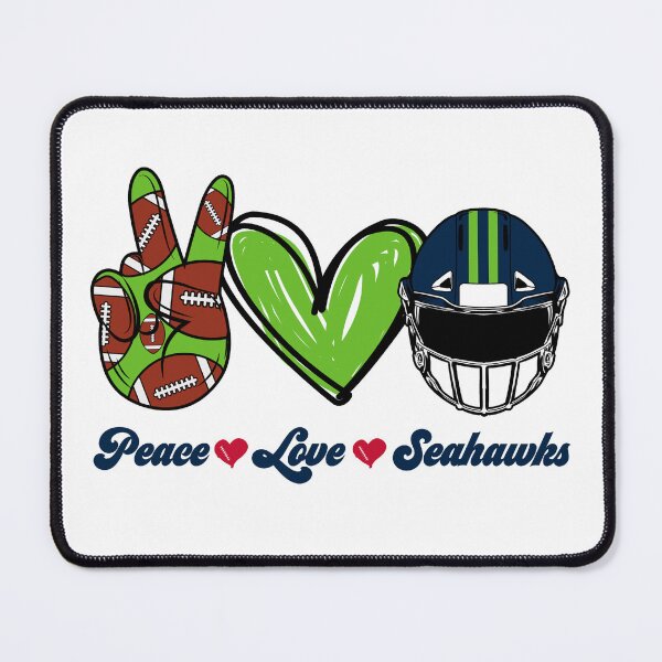 Item preview, Peace Love Seahawks - Football Team designed and sold by TheBabySitters.