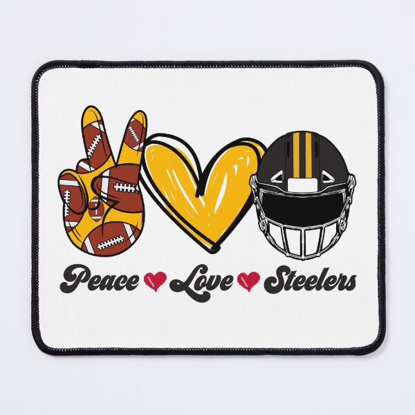 Item preview, Peace Love Steelers - Football Team designed and sold by TheBabySitters.