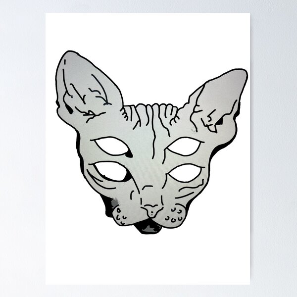 Item preview, All Seeing Sphynx Cat designed and sold by SydRayne.