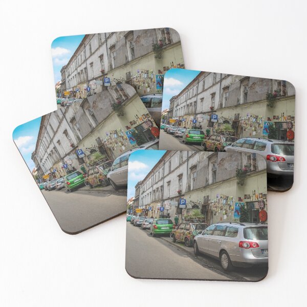 Item preview, Wall art on Józefa Street in the Jewish Quarter, Kazimierz, Krakow, Poland designed and sold by SnapTPhotograph.