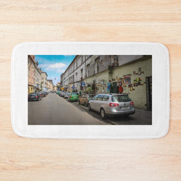 Item preview, Wall art on Józefa Street in the Jewish Quarter, Kazimierz, Krakow, Poland designed and sold by SnapTPhotograph.