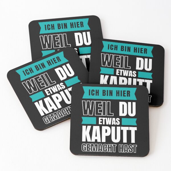 Artikelvorschau, Ich bin hier, weil du etwas kaputt gemacht hast entworfen und verkauft von trendingatees.