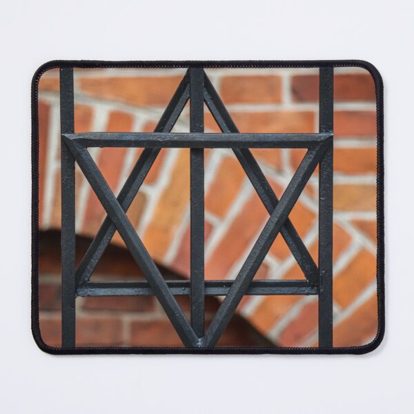 Item preview, The star of david symbol on the railing at the Stara old Synagogue, Kazimierz, Jewish Quarter, Krakow designed and sold by SnapTPhotograph.