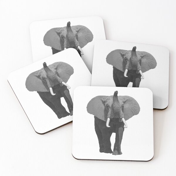 Item preview, Elephant with trunk up in SW - Kenya / Africa designed and sold by TShirtsundMehr.
